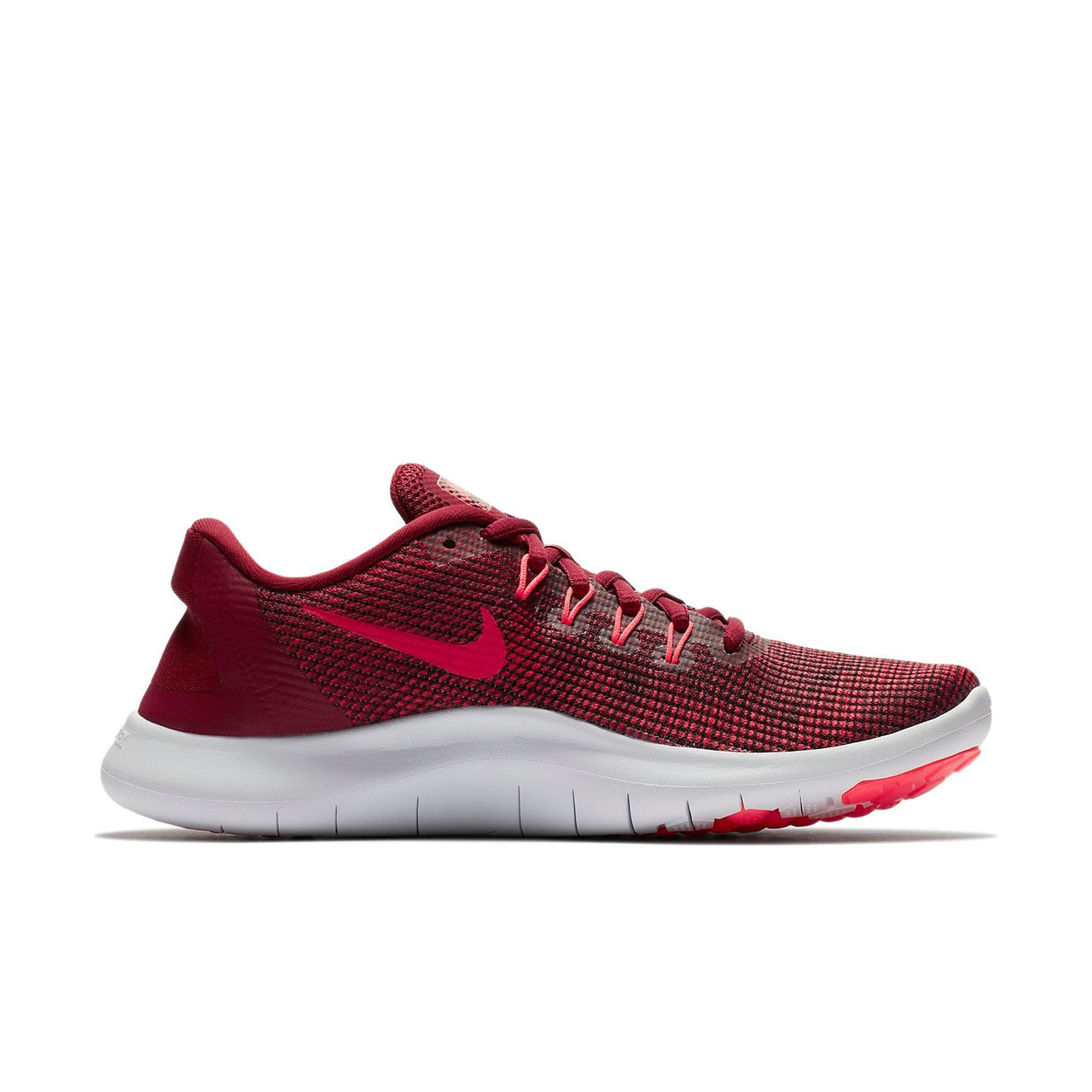 (WMNS) Nike Flex 2018 RN White/Red AA7408-600