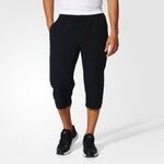 adidas Casual Woven Sports Seven-Cent Trousers Men's Black BK0982