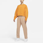 (WMNS) Nike Sportswear Pullover Round Neck Sweatshirt 'Orange' DJ7666-738