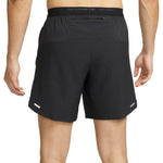 Nike Dri-FIT Solid Color Logo Printing Straight Quick Dry Breathable Sports Shorts Black DM4742-010
