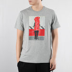 Nike Ftwr Pack2 Shoe Printing Casual Sports Short Sleeve Gray BQ0069-063