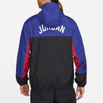 Air Jordan SS22 Colorblock Zipper Long Sleeves Hooded Jacket Blue DJ0253-455