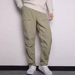 Men's Converse Solid Color Woven Straight-Leg Casual Pants/Trousers light grey Green 10021100-A04