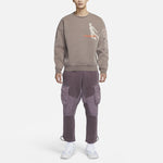 Air Jordan 23 Engineered Casual Knitted Turtleneck Sweater For Men Brown/Gray DD0849-229