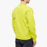 Nike Air x Kim Jones Crossover Logo Printing Fleece Round Neck Fluorescent Green DD0692-344