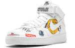 Nike x Supreme NBA x Air Force 1 Mid 07 'White' AQ8017-100