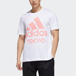 adidas Tokyo Pack Short Sleeve Tee 'White Signal Pink' GD5008