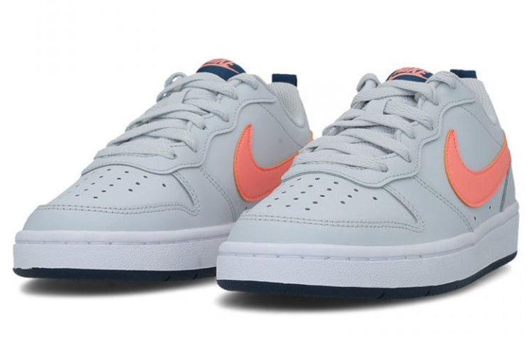 (GS) Nike Court Borough Low 2 'Grey Pink' BQ5448-009
