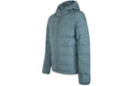 Men's adidas Outdoor Solid Color Stay Warm Hooded Down Jacket Dark Malachite Green CZ2310