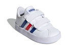 (TD) adidas VL Court 2.0 I 'White Royal Blue Vivid Red' FY9275