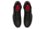 (GS) Air Jordan 1 Retro Mid 'Black Gym Red' 554725-009