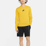 Nike Alphabet Printing Round Neck Long Sleeves T-shirt Yellow CU7391-743