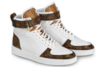 (WMNS) LOUIS VUITTON LV Boombox High-Top Sneakers White 1A87Q2