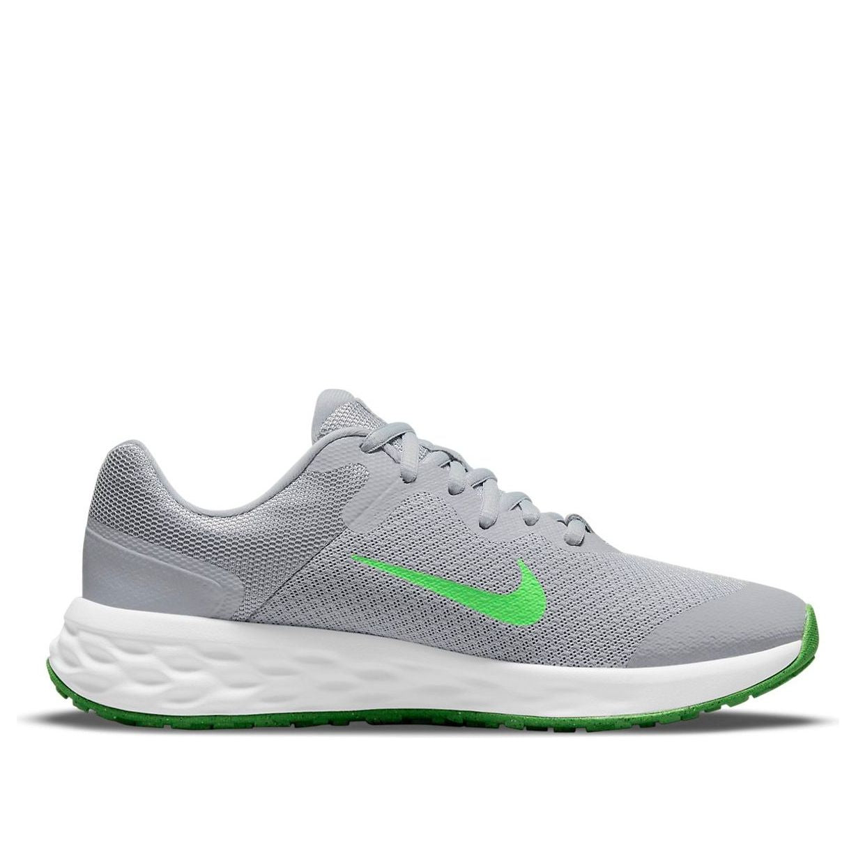 (GS) Nike Revolution 6 'Light Smoke Grey Green Strike' DD1096-009