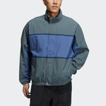 adidas M Wrd Wov Jkt Sports Loose Contrasting Colors Printing Woven Stand Collar Jacket Blue GL8682