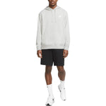 Men's Nike Solid Color Logo Printing Hooded Long Sleeves Gray CZ7858-063