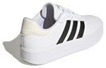 (WMNS) adidas Court Platform Shoes 'White Black' HQ4532