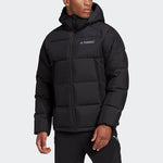 adidas Sports Windproof Stay Warm hooded down Jacket Black GE9901