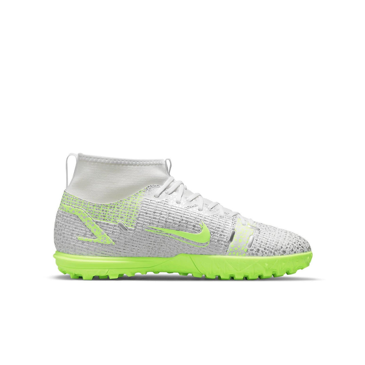 (GS) Nike Mercurial Superfly 8 Academy TF 'Metallic Silver Volt' CV0789-107