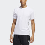 adidas M Gfx T Prime Solid Color Side Sports Stylish Round Neck Short Sleeve White FT2789