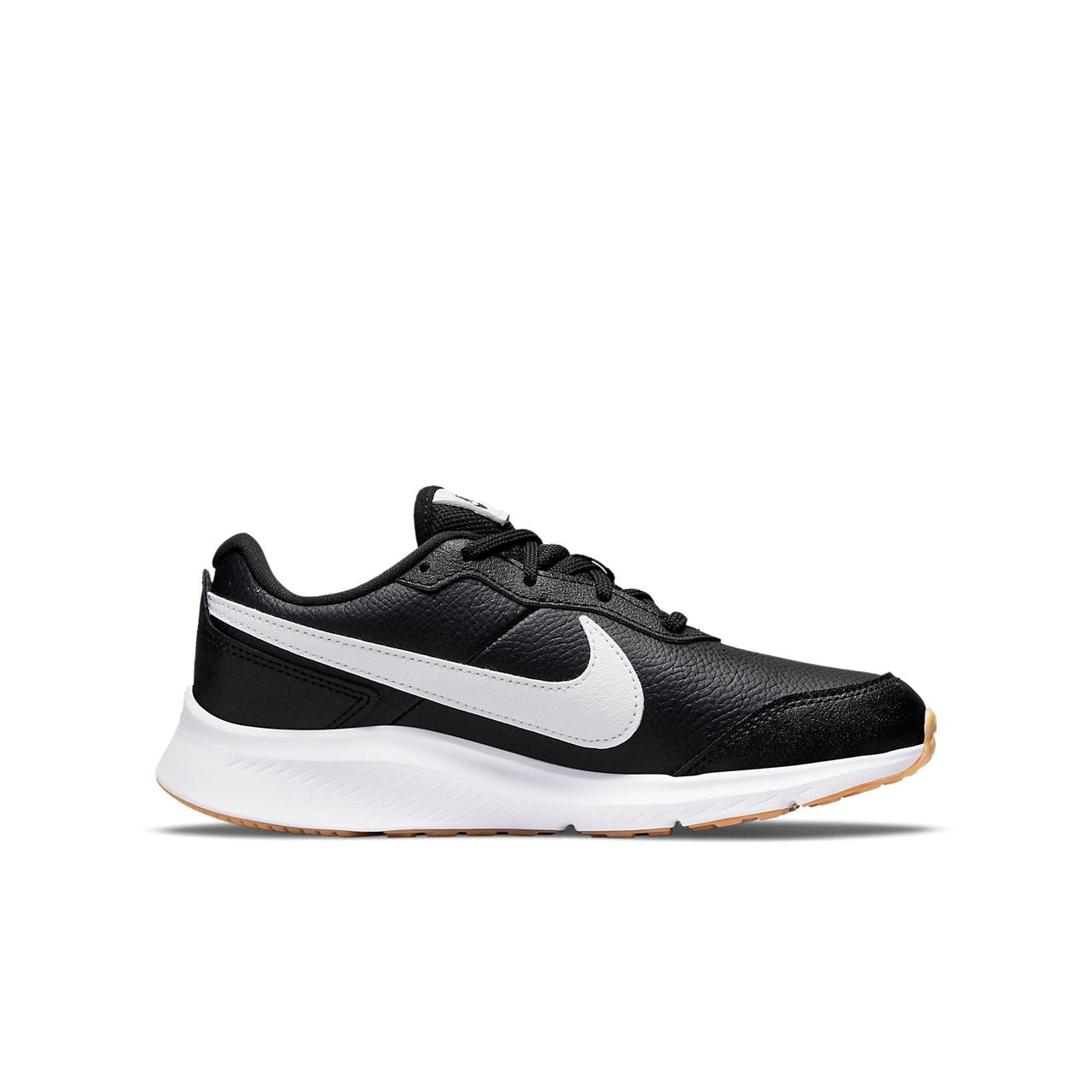 (GS) Nike Varsity Leather 'Black White' CN9146-008