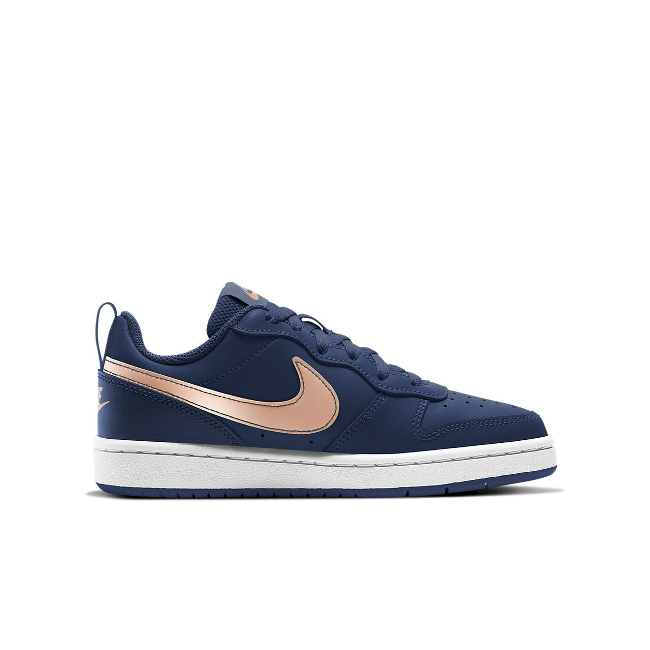 (GS) Nike Court Borough Low 2 'Navy Copper' BQ5448-401