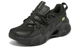 (WMNS) Skechers Dlites Stamina 'Black Yellow' 896072-BKYL