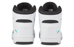 PUMA Unisex Rebound LayUp Mid-Top Black/White/Green 369573-26