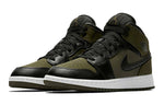 (GS) Air Jordan 1 Retro Mid 'Olive Canvas' 554725-301