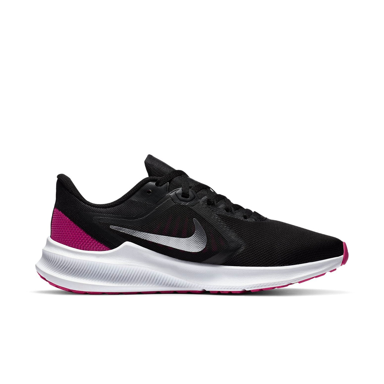 (WMNS) Nike Downshifter 10 Black/White/Purple CI9984-004