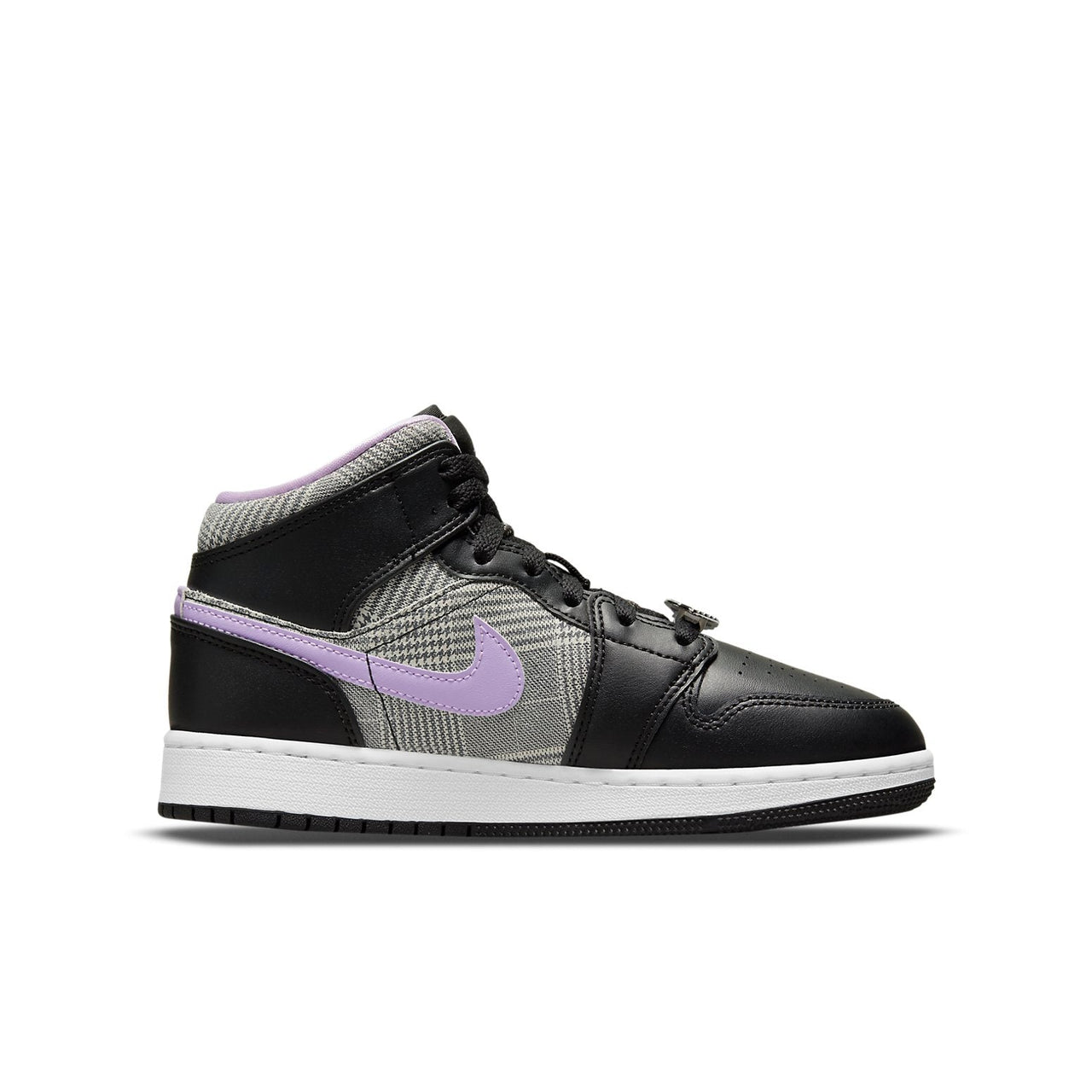 (GS) Air Jordan 1 Mid SE 'Houndstooth' DC7226-015