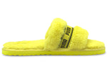 (WMNS) PUMA Fluff Slides 'Fluo Yellow' 384937-04