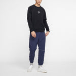 Nike SB ICON Fleece Lined Skateboard Casual Sports Round Neck Pullover Black 885846-010
