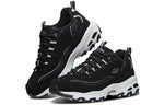 (WMNS) Skechers D Lites 1.0 Low-Top Running Shoes Black 66666125-BLK