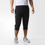 Men's adidas Stripe Printing Bundle Feet Sports Pants/Trousers/Joggers Black Z32382