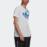 adidas originals Trefoil C Tee1 Printing Round Neck Short Sleeve White HC7167