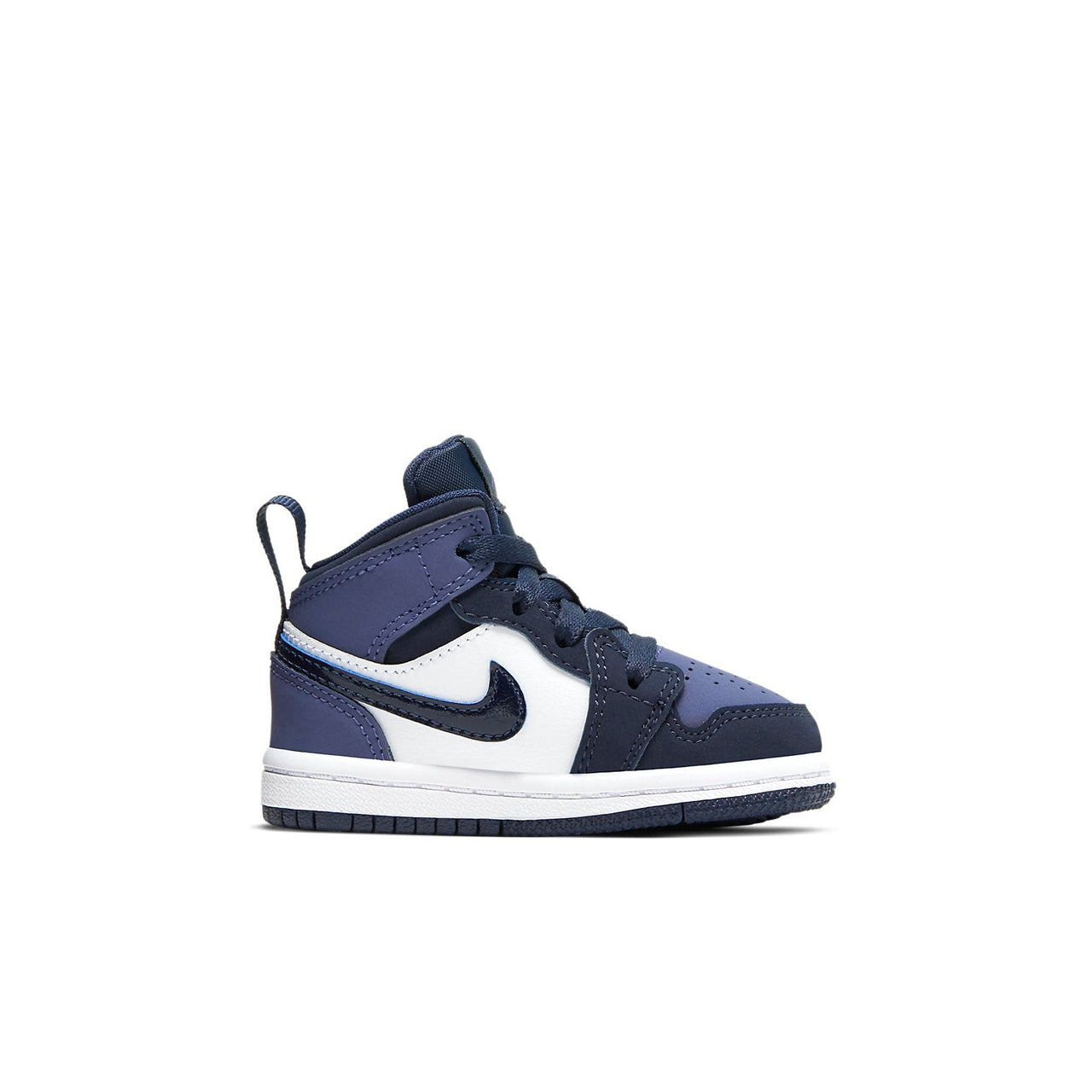 (TD) Air Jordan 1 Mid 'Obsidian Sanded Purple' 640735-445