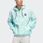 adidas originals Casual Sports Half Zipper Hooded Jacket Mint Green DV0594