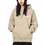 (WMNS) PUMA Downtown Graphic Hoodie Breathable Letter Printing Long Sleeve Khaki 533049-42