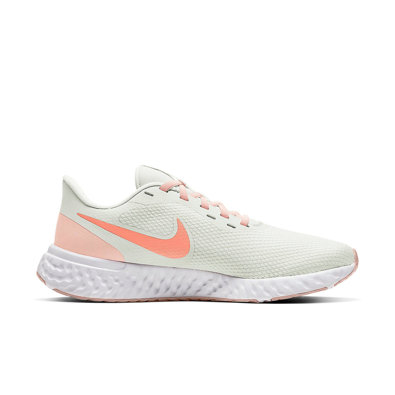 (WMNS) Nike Revolution 5 'White Orange Pearl' BQ3207-109