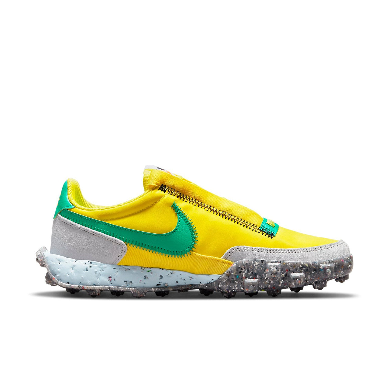 (WMNS) Nike Waffle Racer Crater 'Yellow Strike Roma Green' CT1983-701