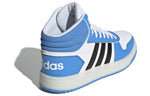 (WMNS) adidas Hoops 2.0 Mid 'Blue White Black' FV2738