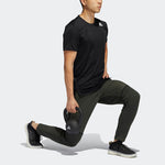 adidas Solid Color Training Sports Short Sleeve Black GL7305