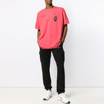 Off-White Splitted Arrows Large Short Sleeve Loose Fit Red OMAA038E191850102010