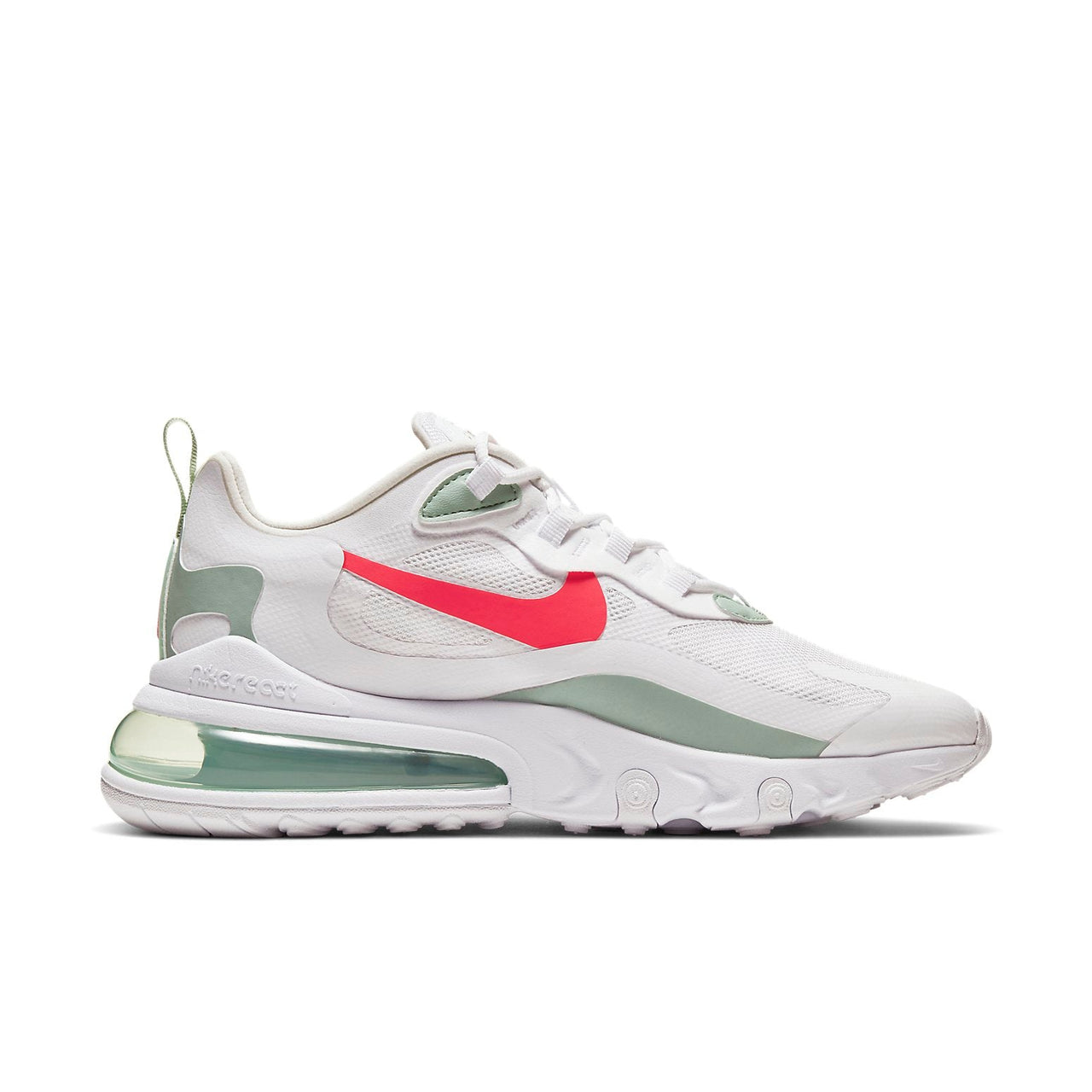 (WMNS) Nike Air Max 270 React 'White Pistachio Crimson' CV3025-100
