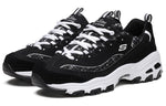 (WMNS) Skechers D'Lites Black 9999196-BLK