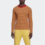 adidas x Wales Bonner Stripe Long Sleeves T-Shirt 'Orange Yellow' HG6265