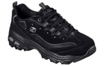(WMNS) Skechers D lites Sports Shoes Black 11930-BBK