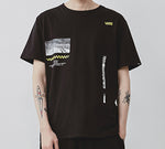 Vans Unisex Logo Printing Round-Neck Black VN0A4P58BLK