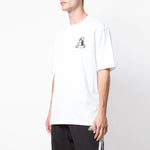 PALACE U Figure Black Back Printing Short Sleeve Unisex White P17TS106